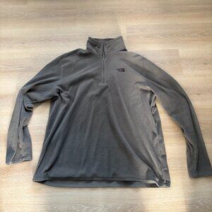 Men's Brown The North Face Quarter Zip Size XL